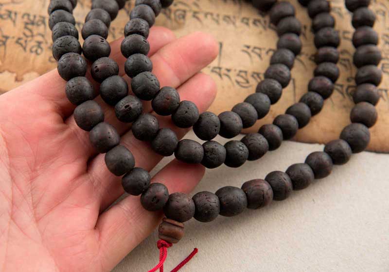 Ancien Mala Tibétain De Moine Bouddhiste – Bodhi Tree Du Népal