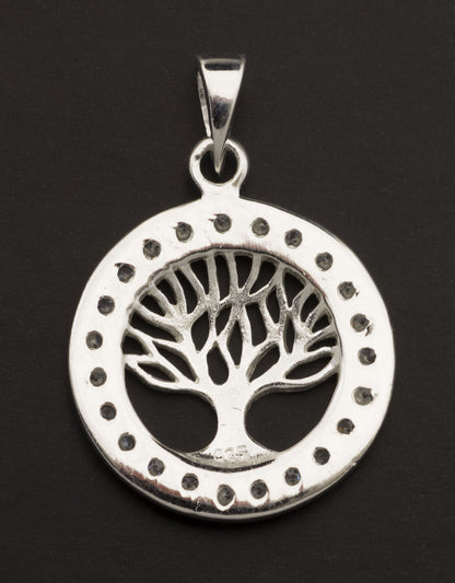 Pendentif Yggdrasil Arbre de Vie en argent 925 – Symbole nordique d’harmonie et de sagesse