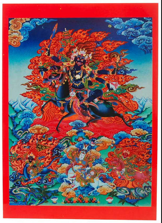 Carte Postale Sidpa Gyalmo – Protectrice Spirituelle Du Bön Du Népal