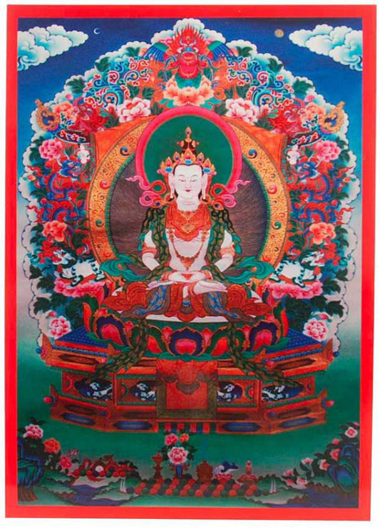 Carte Postale Gshen Iha Od Dkar – Symbole De Pureté Du Bön Du Népal