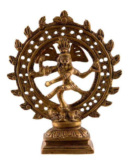 Statue Shiva Nataraja – Lord Shiva Danse Cosmique – Laiton Inde