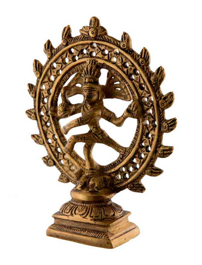 Statue Shiva Nataraja – Lord Shiva Danse Cosmique – Laiton Inde
