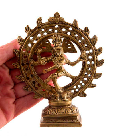 Statue Shiva Nataraja – Lord Shiva Danse Cosmique – Laiton Inde