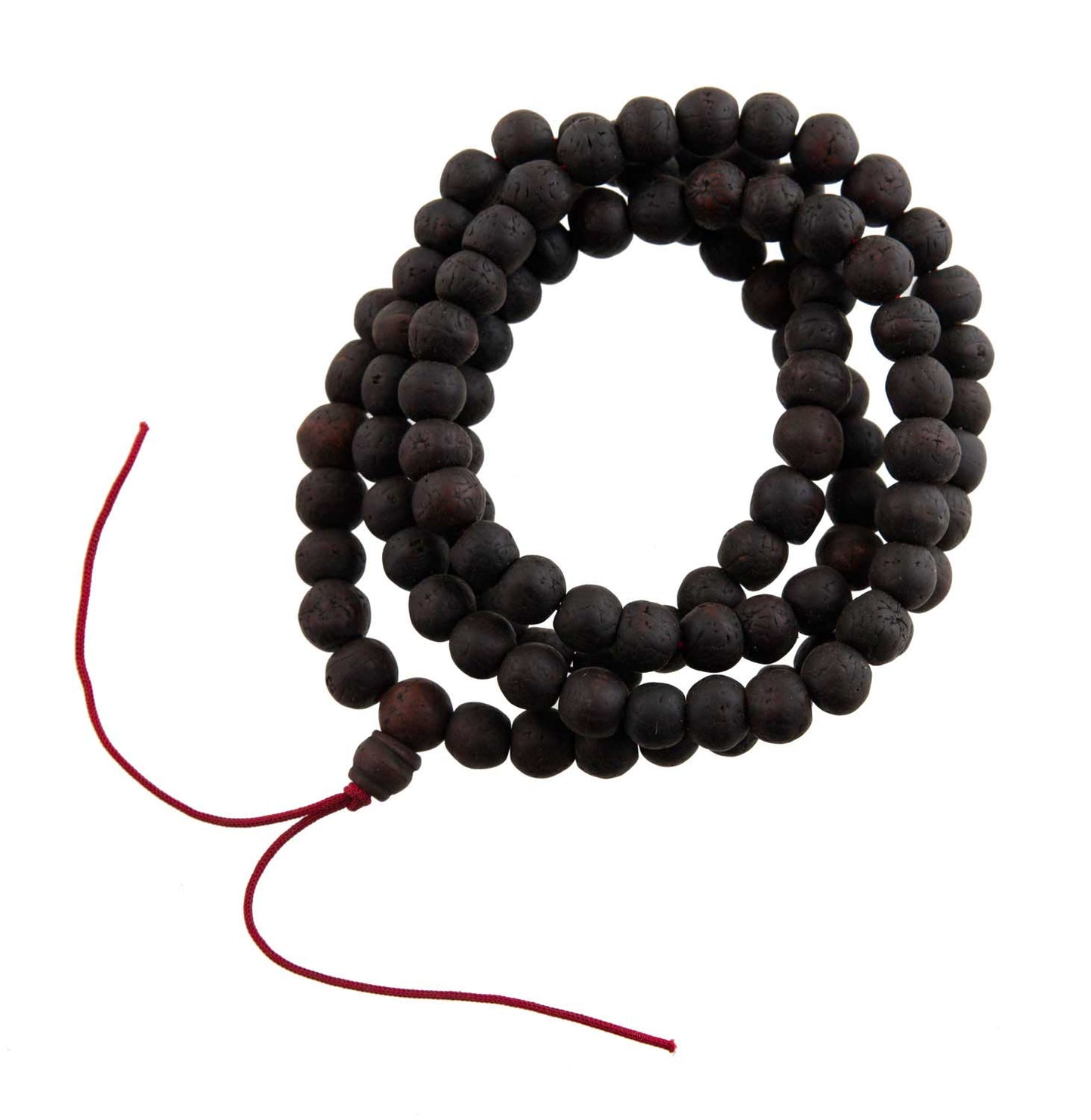 Ancien Mala Tibétain De Moine Bouddhiste – Phoenix Bodhi Tree En Graines De Bodhi Véritables