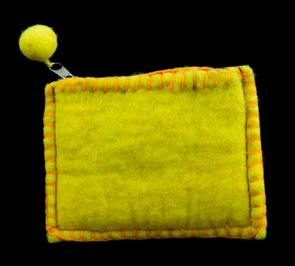 Porte-Monnaie en Feutrine – Artisanat Népalais