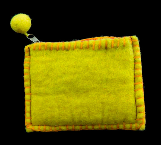 Porte-Monnaie en Feutrine – Artisanat Népalais