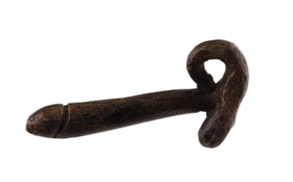 Porte-Clé Zizi En Laiton – Création Artisanale Du Cameroun