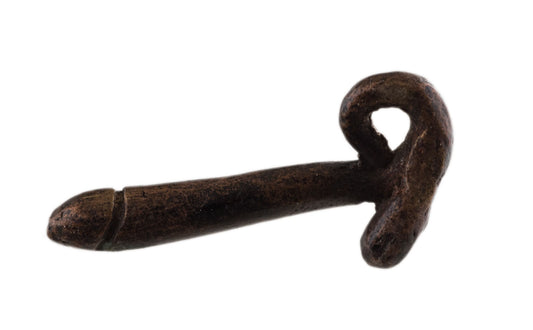 Porte-Clé Zizi En Laiton – Création Artisanale Du Cameroun
