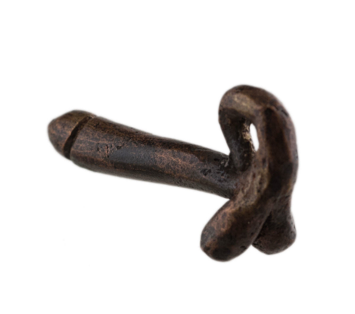 Porte-Clé Zizi En Laiton – Création Artisanale Du Cameroun