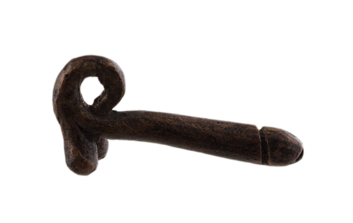 Porte-Clé Zizi En Laiton – Création Artisanale Du Cameroun