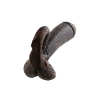 Porte-Clé Zizi En Laiton – Création Artisanale Du Cameroun