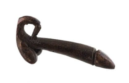 Porte-Clé Zizi En Laiton – Création Artisanale Du Cameroun