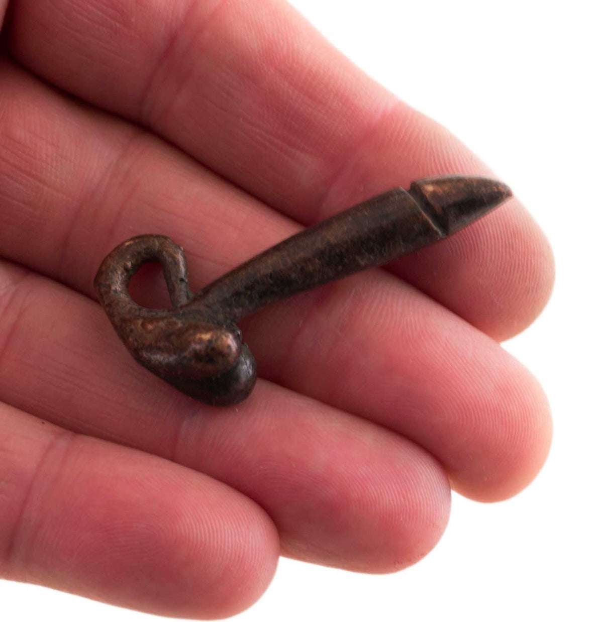 Porte-Clé Zizi En Laiton – Création Artisanale Du Cameroun