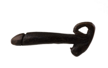 Porte-Clé Zizi En Laiton – Création Artisanale Du Cameroun