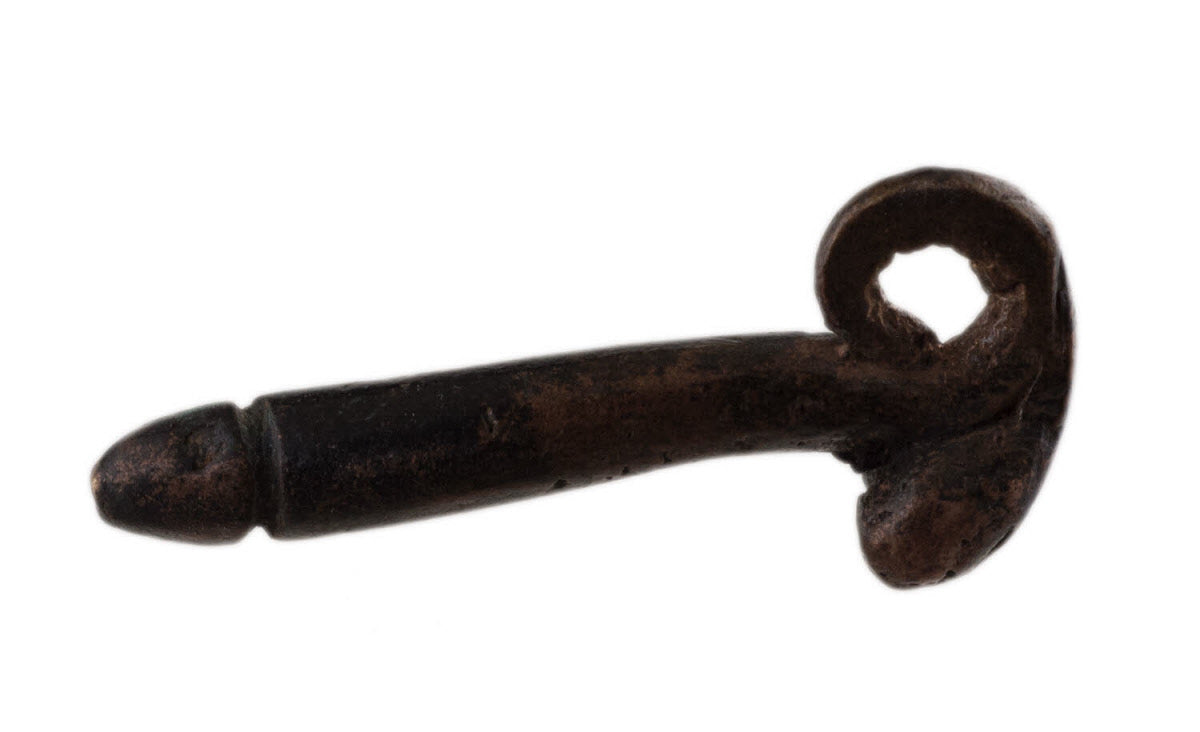 Porte-Clé Zizi En Laiton – Cadeau Original Du Cameroun