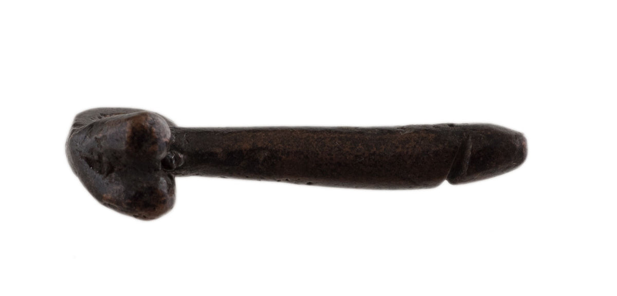 Porte-Clé Zizi En Laiton – Cadeau Original Du Cameroun