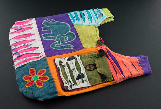 Sac À Main En Bandoulière Éléphant Ethnique – Gibecière Népal