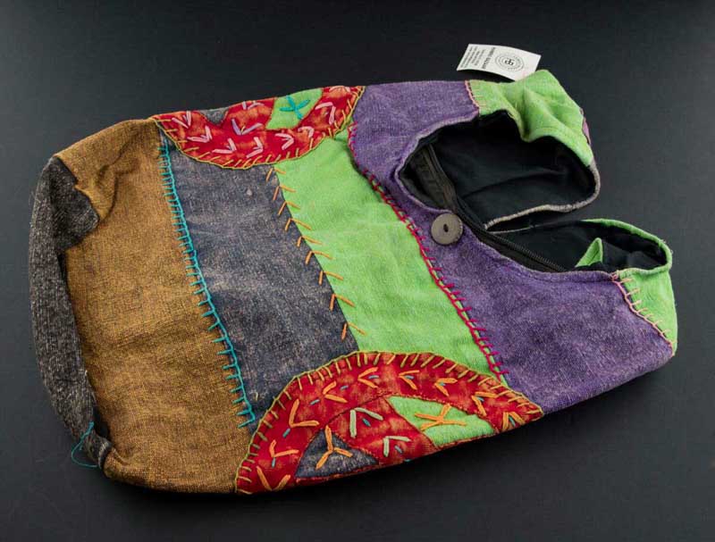 Sac À Main En Bandoulière Népalais – Gibecière Ethnique Hippie Baba Cool