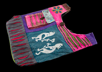 Sac À Main En Bandoulière Népalais – Gibecière Ethnique Hippie Baba Cool