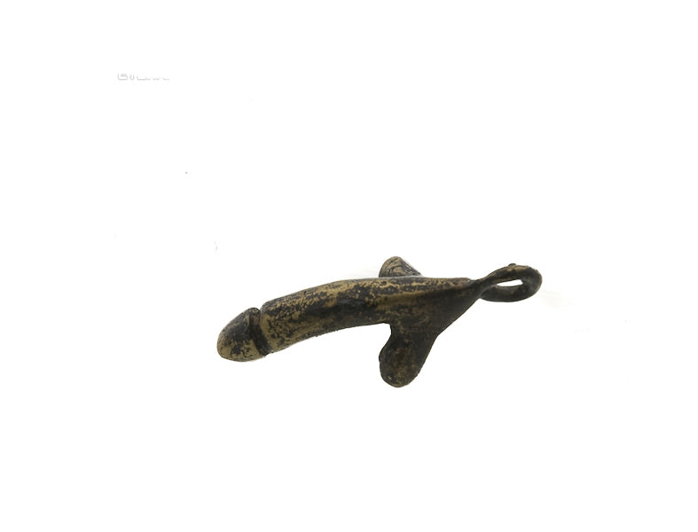 Porte-Clé Zizi En Laiton – Création Artisanale Du Cameroun