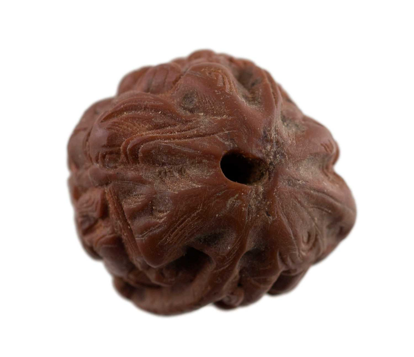Coquille de Noix Hediao Sculptée – Bouddha et Moines Luohan
