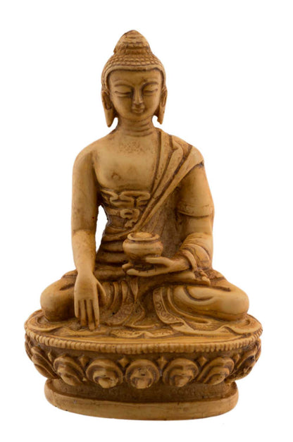 Statue Bouddha Akshobhya – Statue tibétaine artisanale en résine du Népal