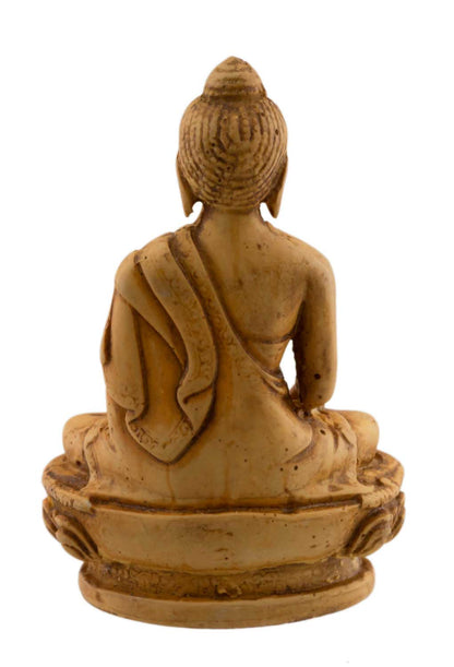 Statue Bouddha Akshobhya – Statue tibétaine artisanale en résine du Népal