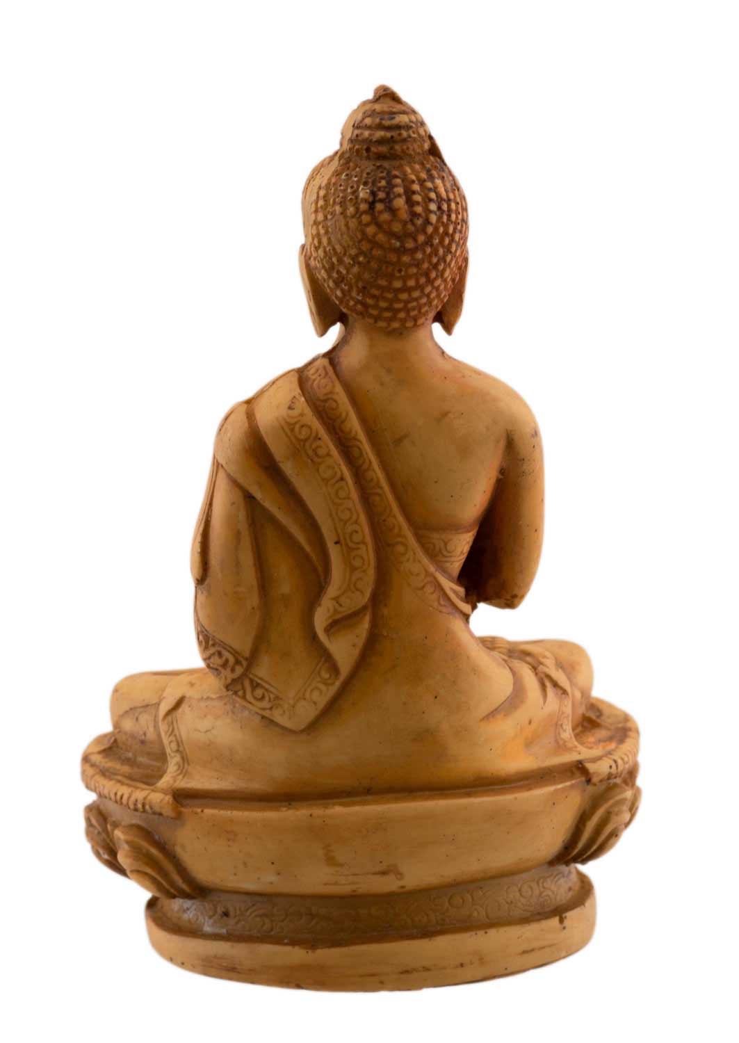 Statue Bouddha Vairocana – Statue tibétaine artisanale en résine du Népal