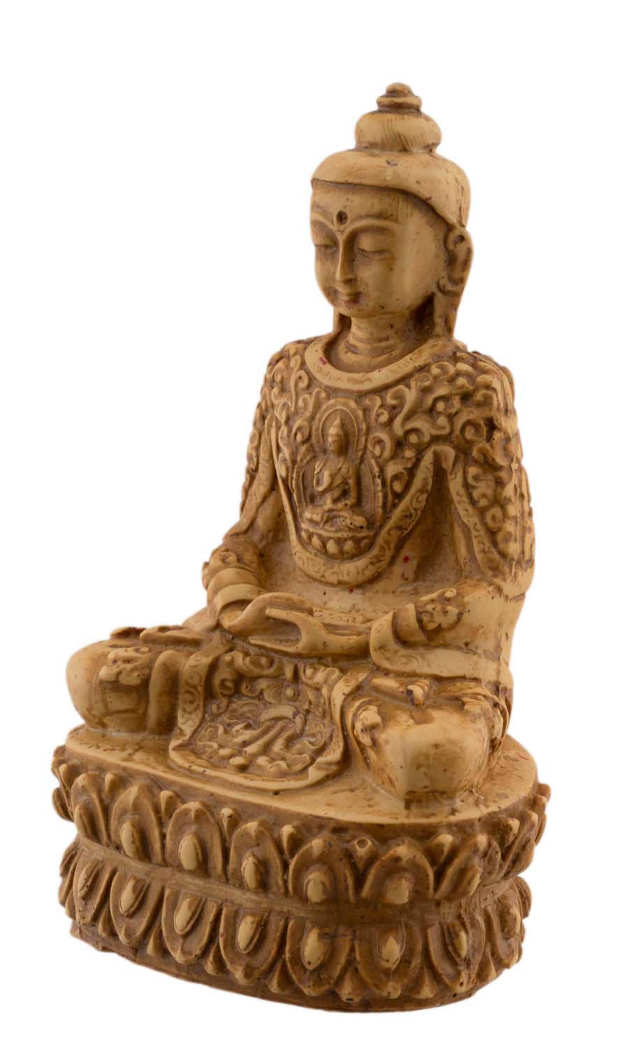 Statue Bouddha Krakucchanda en Résine – Artisanat Népalais