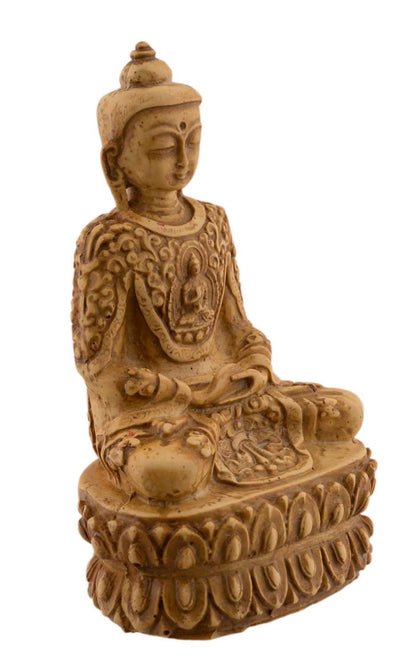 Statue Bouddha Krakucchanda en Résine – Artisanat Népalais