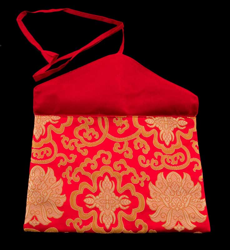 Pochette Tibétaine en Brocart – Étui pour Livre de Prières et Documents Précieux