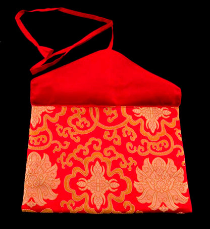 Pochette Tibétaine en Brocart – Étui pour Livre de Prières et Documents Précieux