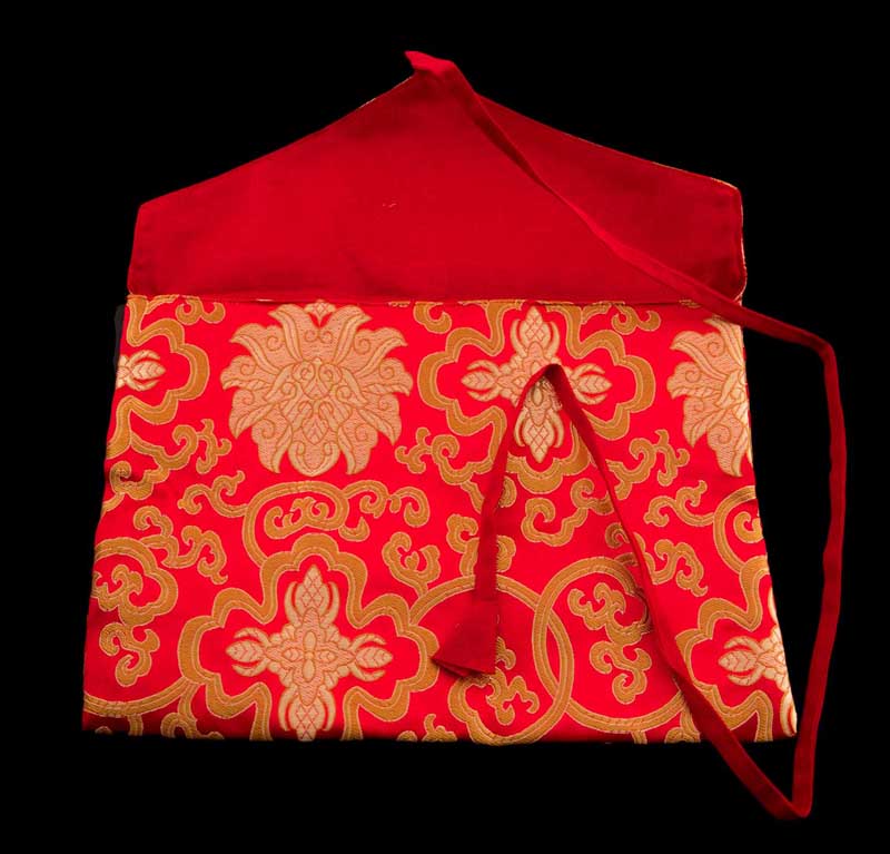 Pochette Tibétaine en Brocart – Étui pour Livre de Prières et Documents Précieux