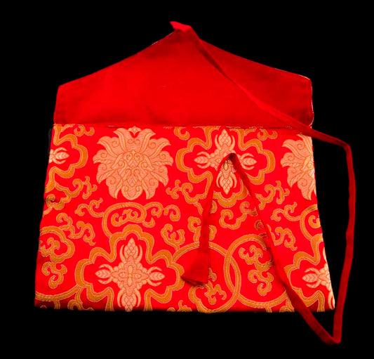 Pochette Tibétaine en Brocart – Étui pour Livre de Prières et Documents Précieux