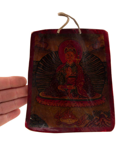 Thangka Bouddhiste Padmasambhava – Artisanat Népalais En Os De Yak