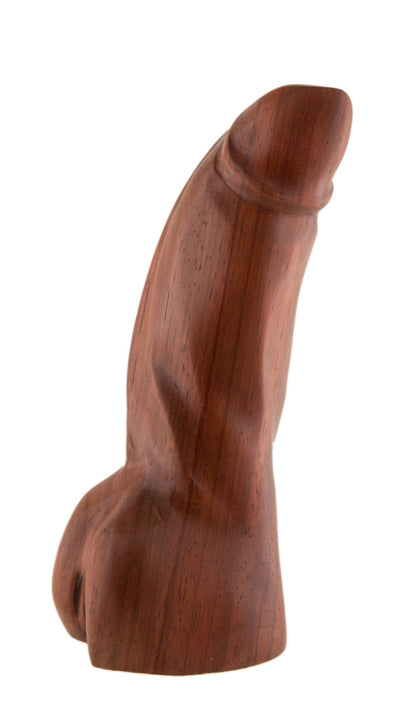 Fétiche Phallique En Bois – Sculpture Artisanale Africaine Du Cameroun