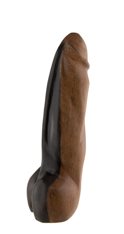 Fétiche Phallique En Bois – Sculpture Artisanale Africaine Du Cameroun