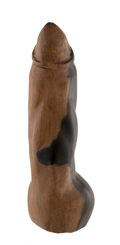 Fétiche Phallique En Bois – Sculpture Artisanale Africaine Du Cameroun