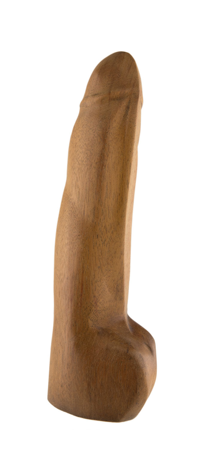 Fétiche Phallique En Bois – Sculpture Artisanale Africaine Du Cameroun