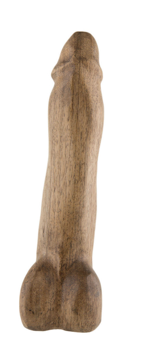 Fétiche Phallique En Bois – Sculpture Artisanale Africaine Du Cameroun