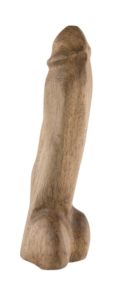 Fétiche Phallique En Bois – Sculpture Artisanale Africaine Du Cameroun
