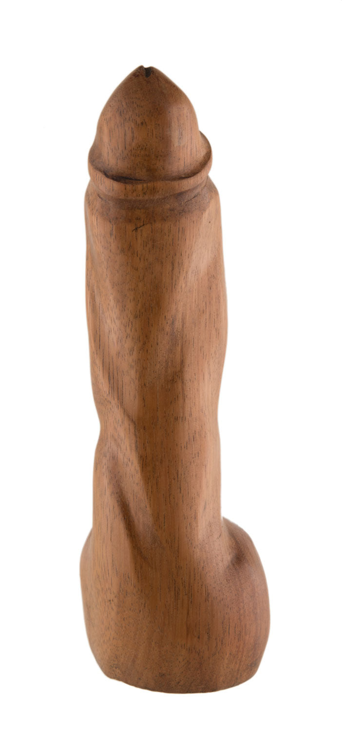 Fétiche Phallique En Bois – Sculpture Artisanale Africaine Du Cameroun