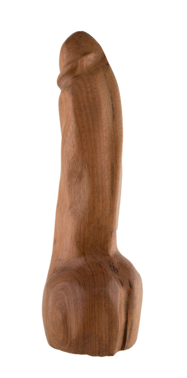 Fétiche Phallique En Bois – Sculpture Artisanale Africaine Du Cameroun