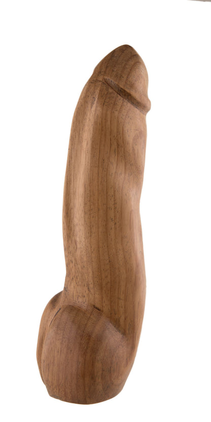 Fétiche Phallique En Bois – Sculpture Artisanale Africaine Du Cameroun