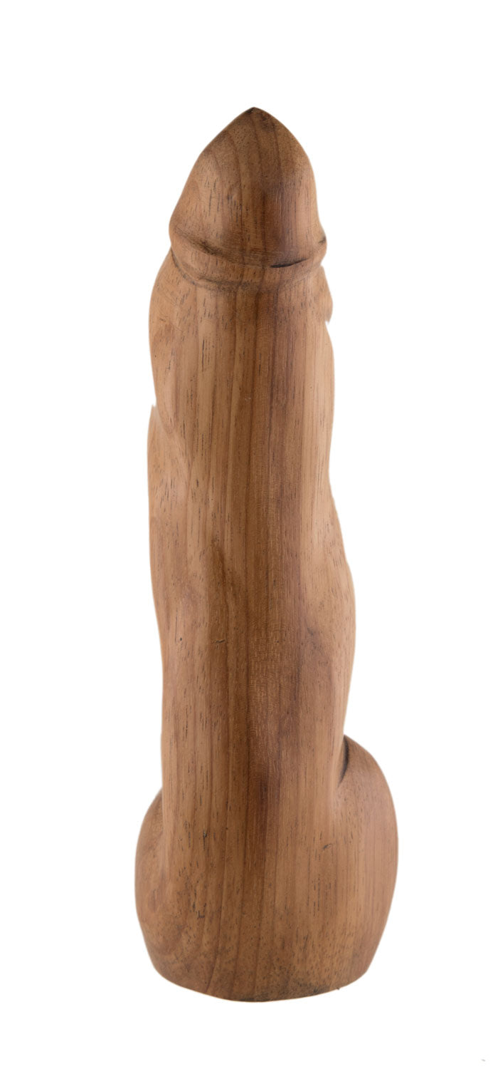 Fétiche Phallique En Bois – Sculpture Artisanale Africaine Du Cameroun
