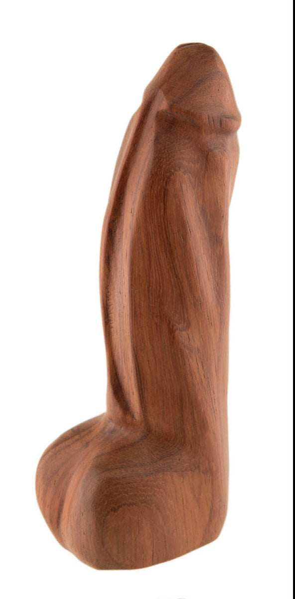 Fétiche Phallique En Bois – Décoration Animiste Africaine Du Cameroun