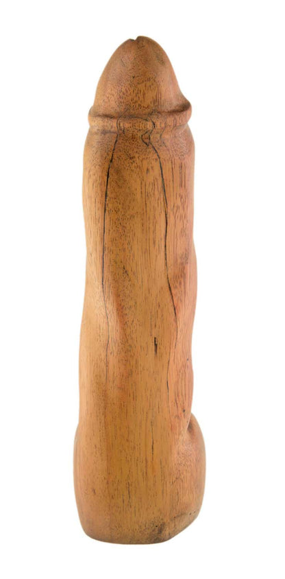 Fétiche Phallique En Bois – Sculpture Artisanale Africaine Du Cameroun