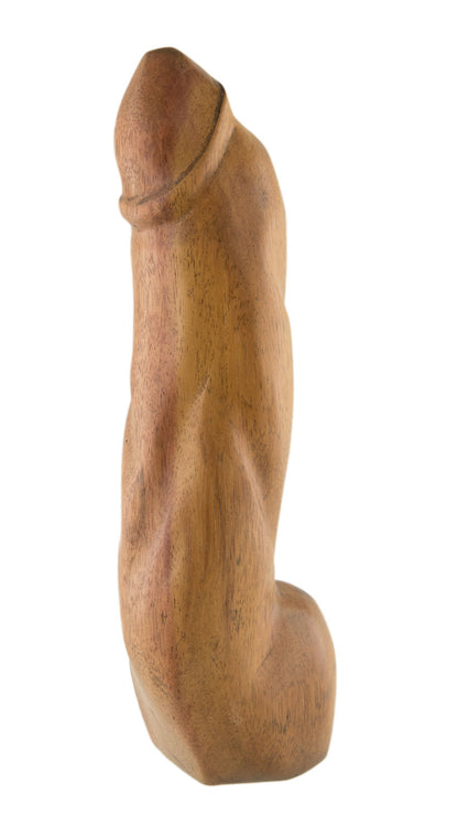 Fétiche Phallique En Bois – Sculpture Artisanale Africaine Du Cameroun