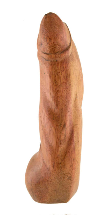 Fétiche Phallique En Bois – Sculpture Artisanale Africaine Du Cameroun