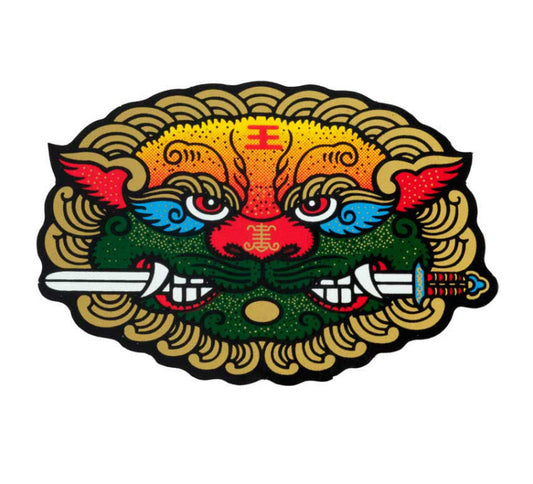 Stickers Thaïlande Lion – Autocollant Sak Yant en Vinyle
